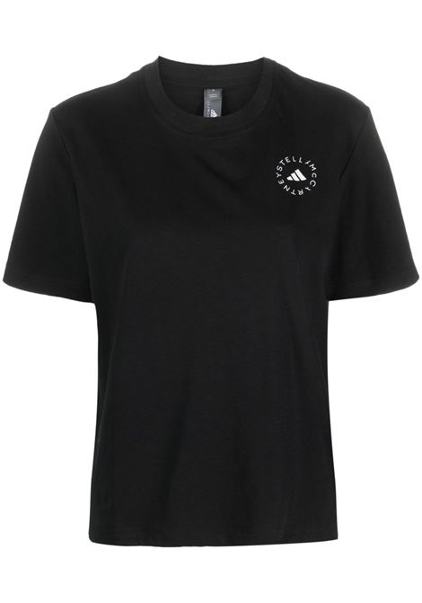 T-shirt a maniche corte truecasuals in nero Adidas by stella mc cartney - donna ADIDAS BY STELLA MC CARTNEY | HR9170BLK
